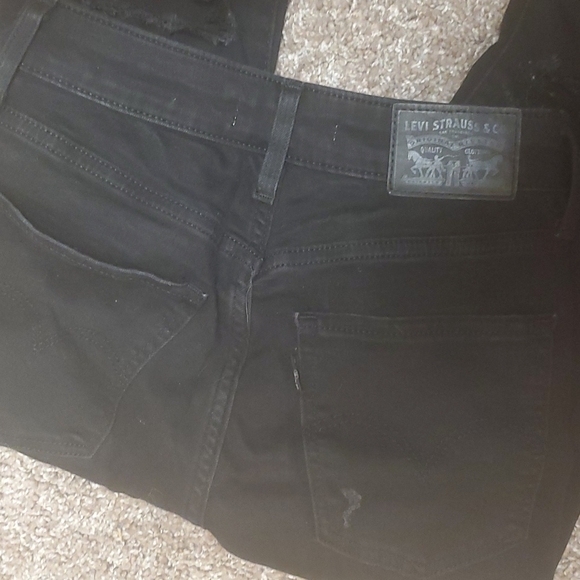 Levi's 721 skinny jeans black size 25 - Picture 4 of 5